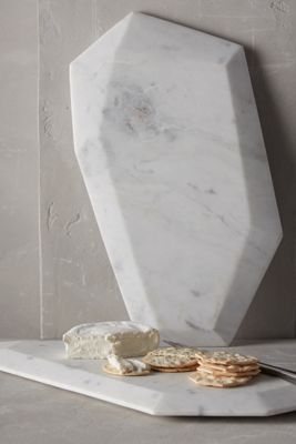 Faceted Marble Cheese Board