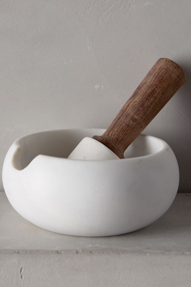 Sempre Marble Mortar & Pestle #1