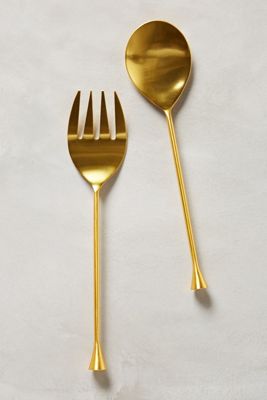 Gilded Cornet Serving Set