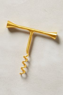 Gilded Cornet Wine Opener