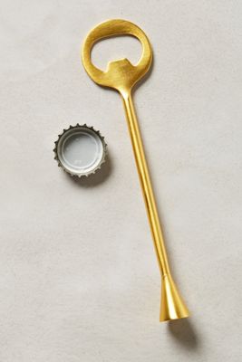 Gilded Cornet Bottle Opener