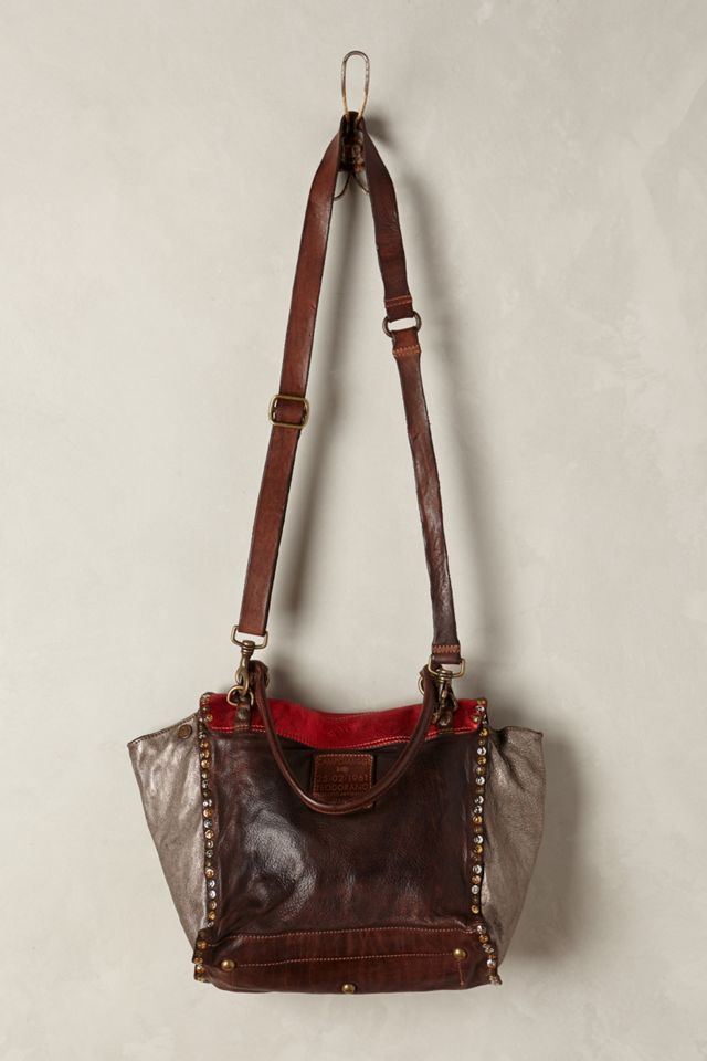 Studded Metallic Shoulder Bag #1