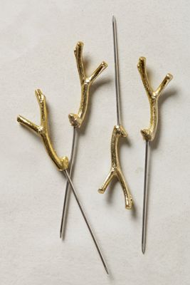 Branch & Twig Cocktail Picks, Set of 4