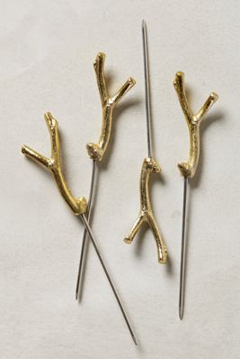 Branch & Twig Cocktail Picks, Set of 4