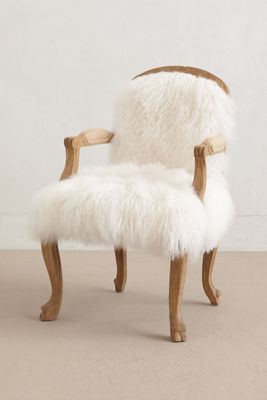 Luxe Fur Occasional Chair
