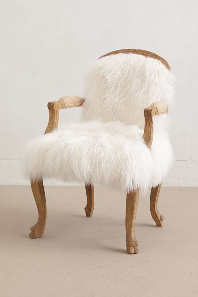 Luxe Fur Occasional Chair