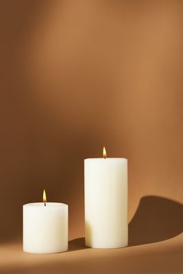 Capri Blue Pillar Candle