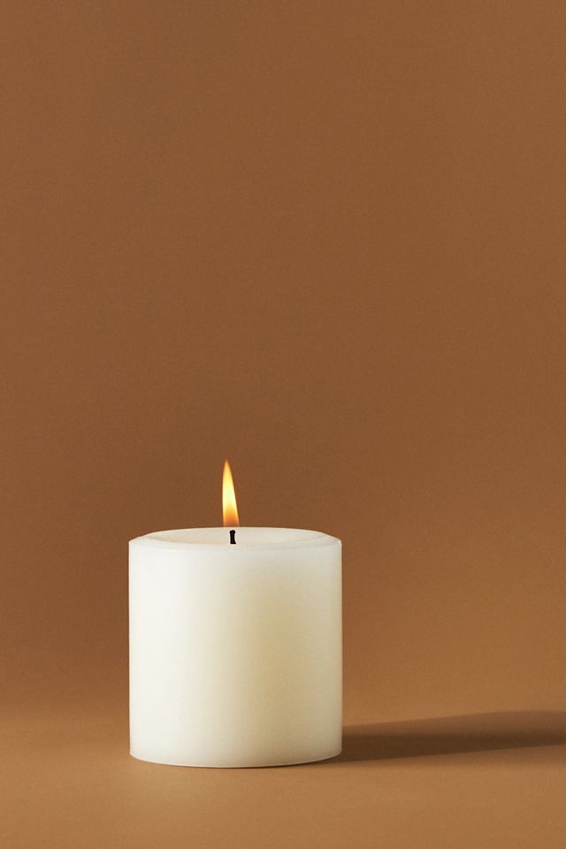 Capri Blue Pillar Candle #1