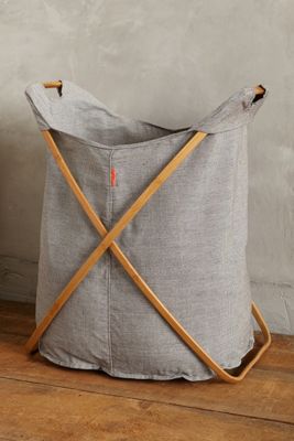 Large Cross-Fold Laundry Basket