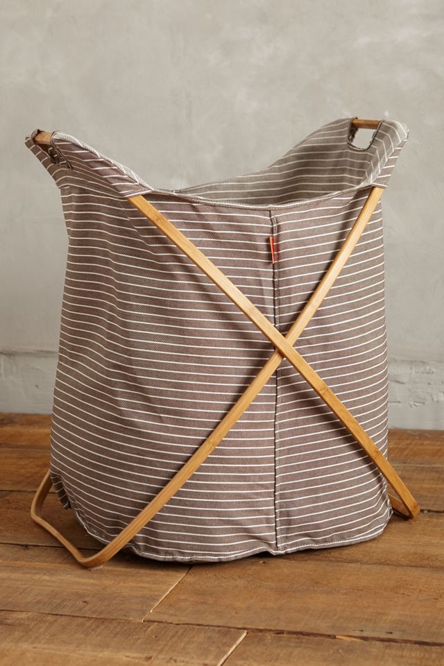 Large Cross-Fold Laundry Basket #1