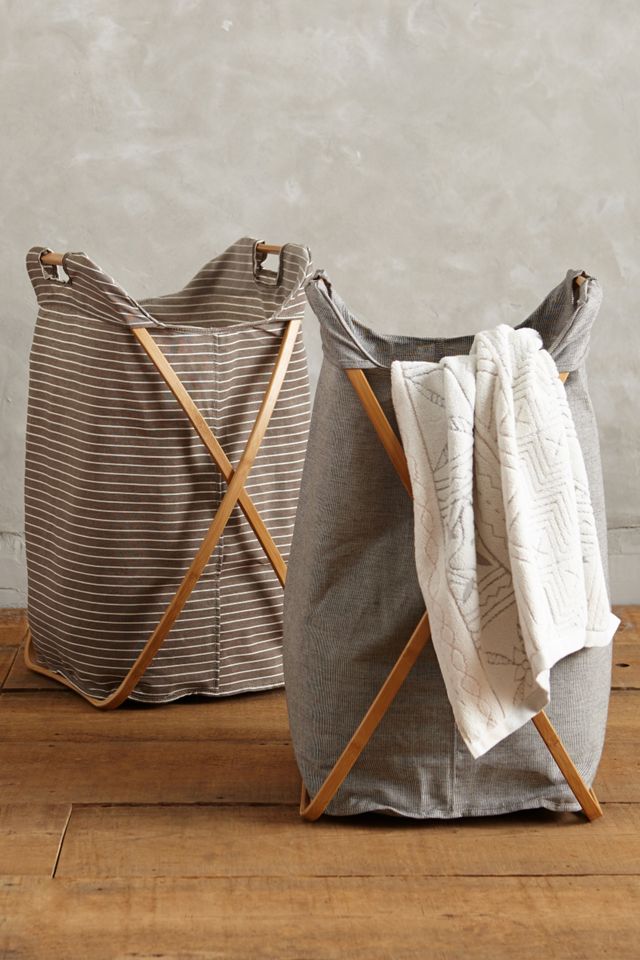 Tall Cross-Fold Laundry Basket #2