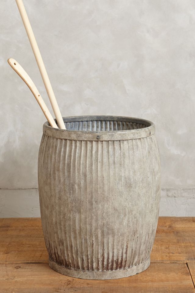 Galvanized Storage Barrel #2