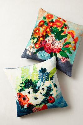 In-Bloom Portrait Pillow