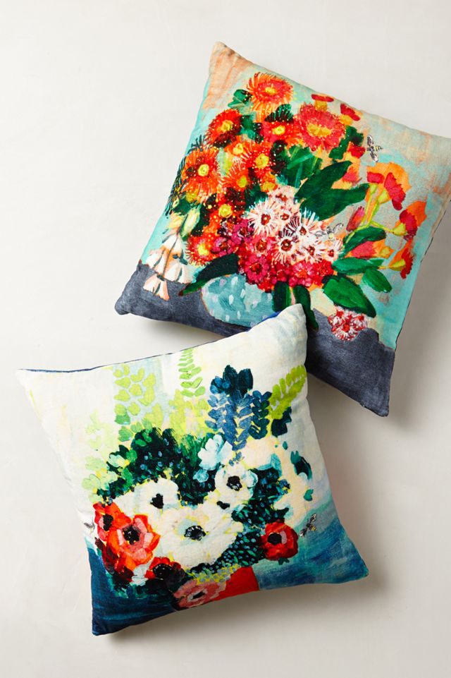 In-Bloom Portrait Pillow #2