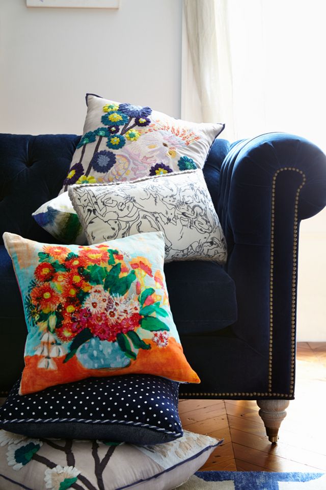 In-Bloom Portrait Pillow #3