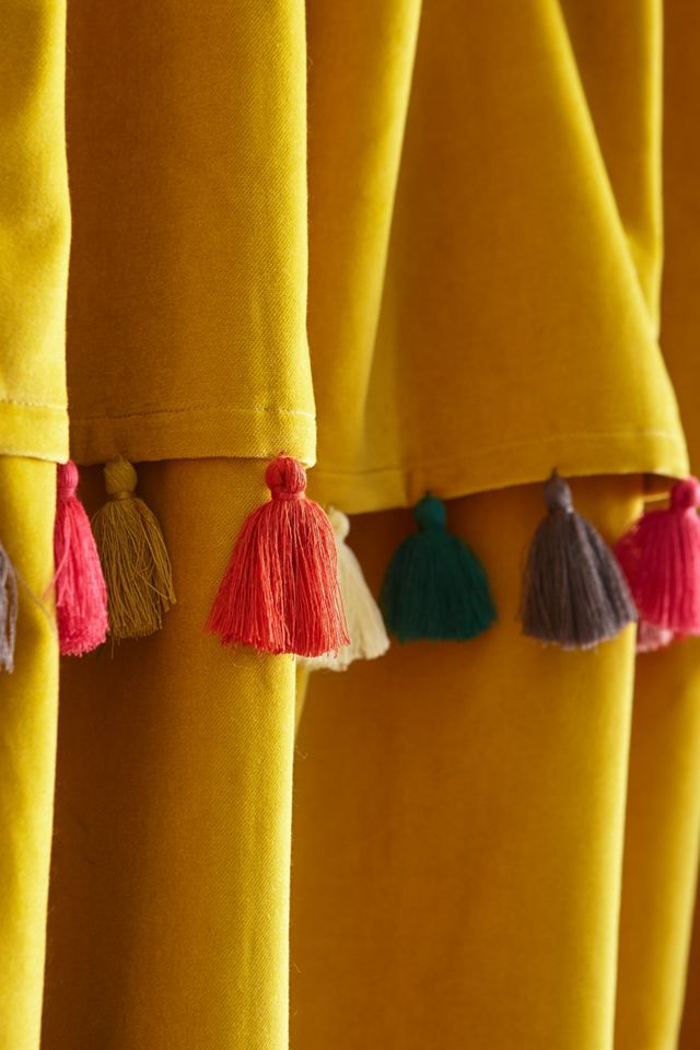 Firenze Velvet Tassel Curtain #1