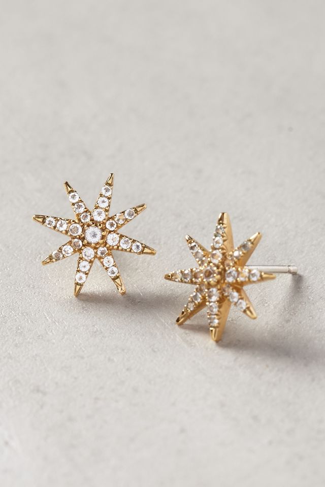 Elizabeth and James Compass Rose Studs | Anthropologie