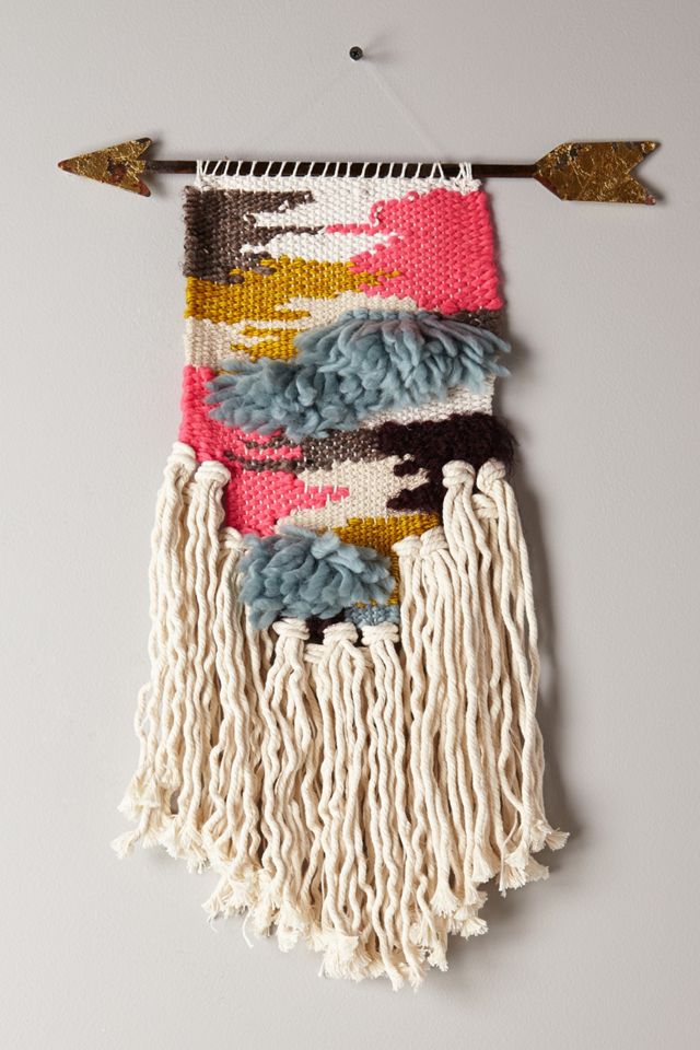 Handwoven Arrow Tapestry, Small