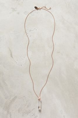 Rock Crystal Pendant Necklace