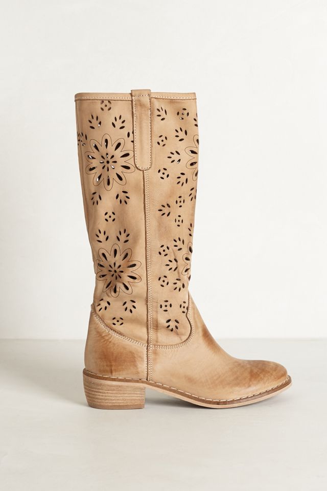 Cactus Flower Perforated Boots #2
