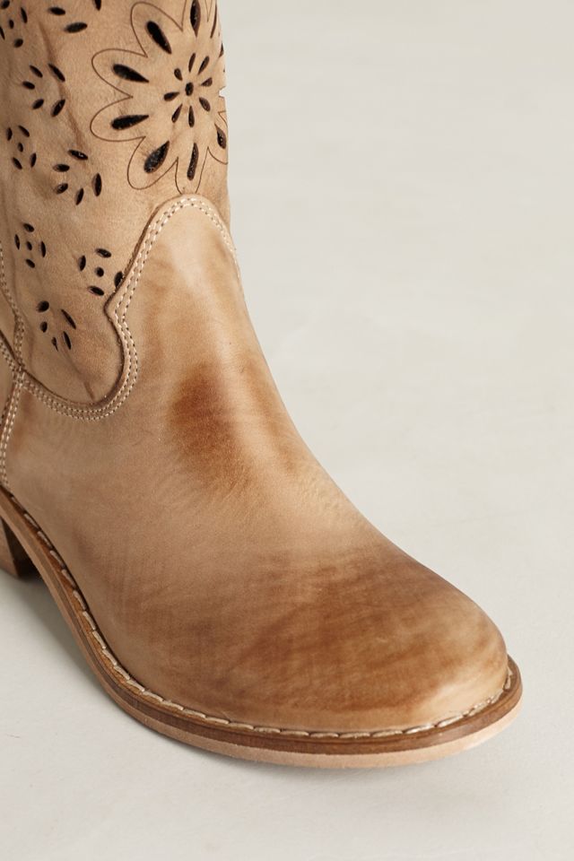 Cactus Flower Perforated Boots #4
