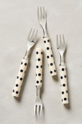 Crescendo Dot Dessert Forks