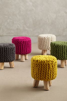 Handknit Tuffet