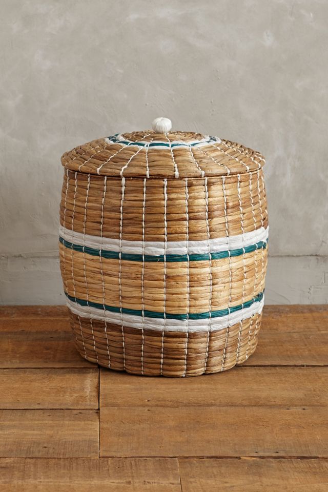 Hand-Braided Storage Basket #1