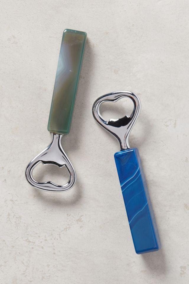 Swirled Agate Bottle Opener #1