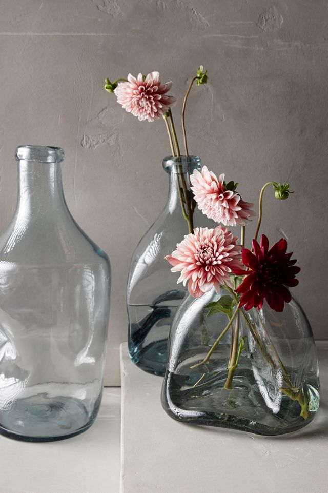 Pinched Glass Vase