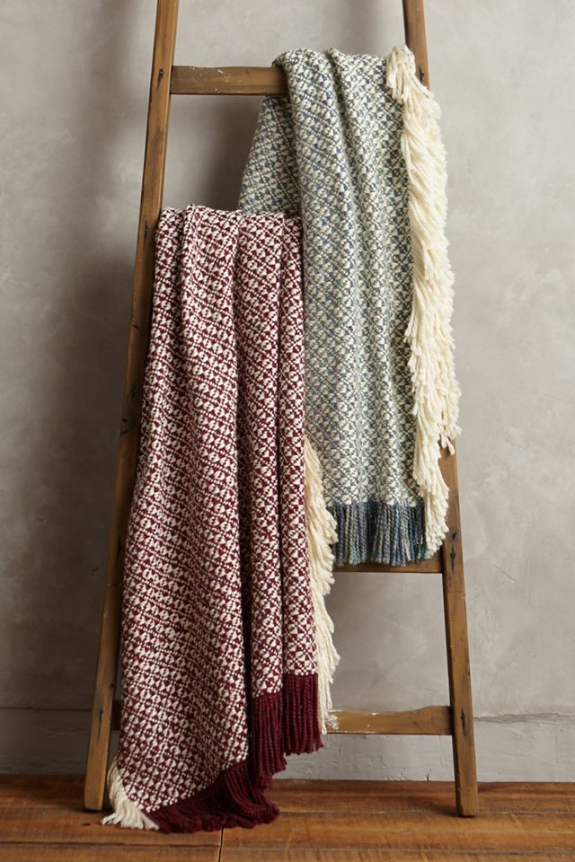 Tonal Fringe Throw