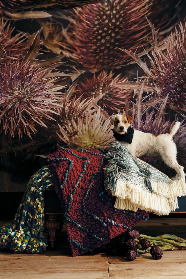 Tonal Fringe Throw #3