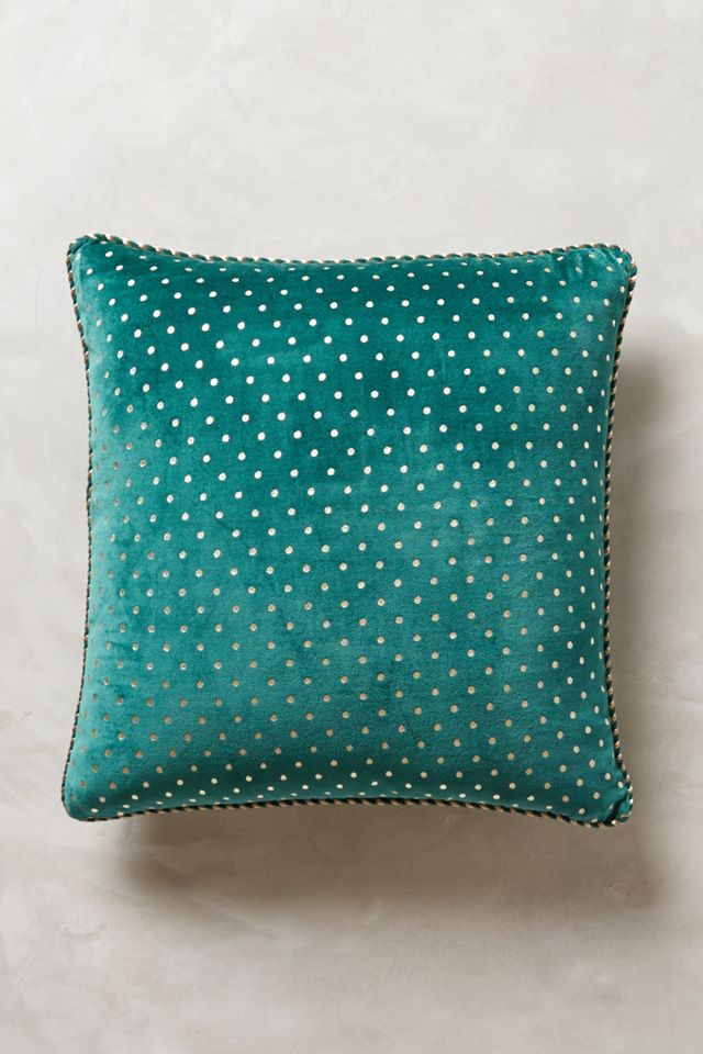 Dotted Velvet Pillow #1