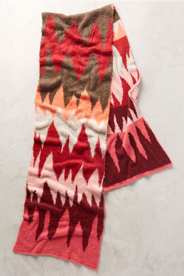 Chevron Brushed Blanket Scarf #2