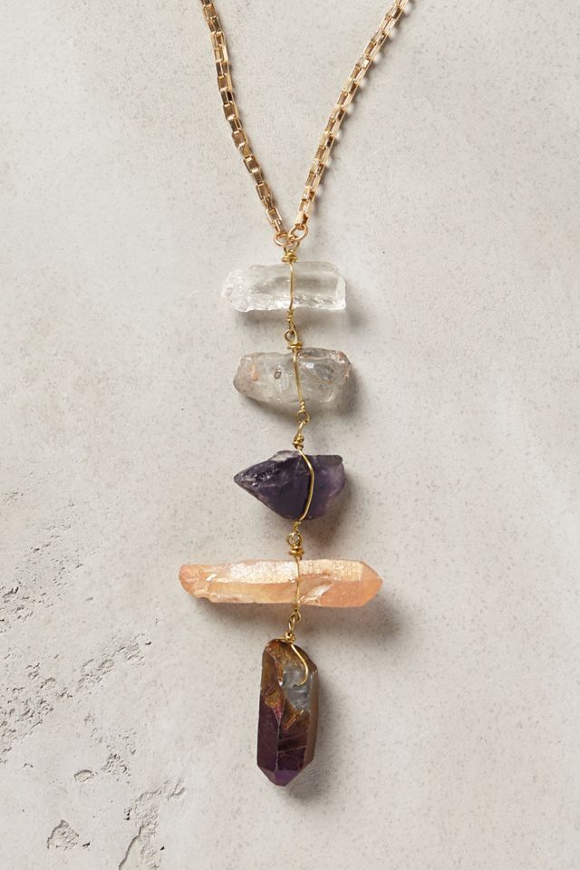 Quartz Ladder Necklace #2