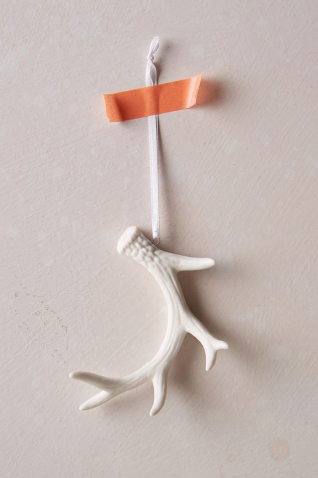 Porcelain Antler Ornament