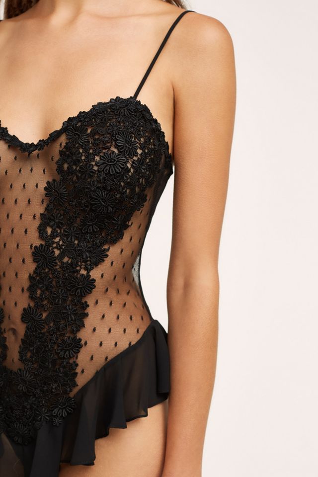 Flora Nikrooz Fleur Flutter Bodysuit #2