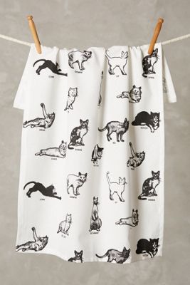 Cat Commands Dishtowel