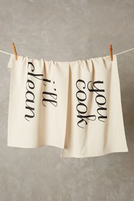 You Cook, I'll Clean Dishtowels