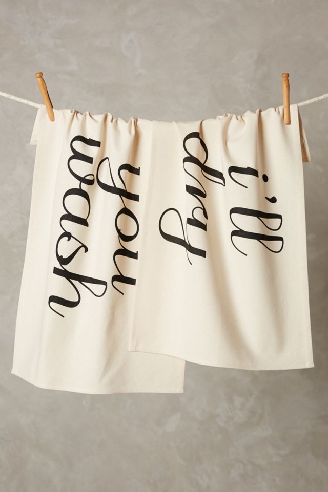 You Wash, I'll Dry Dishtowels #1