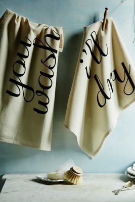 You Wash, I'll Dry Dishtowels