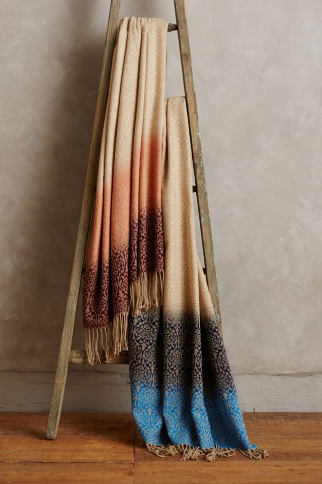 Ombre Jacquard Throw #2