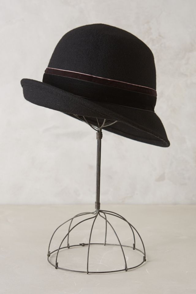 Chesterton Velvet Trim Cloche #1