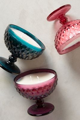 Hobnail Pedestal Candle