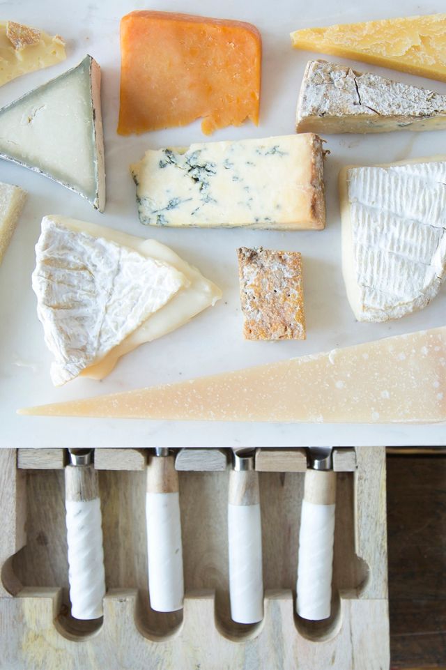 Marble + Wood Cheese Serving Set #4
