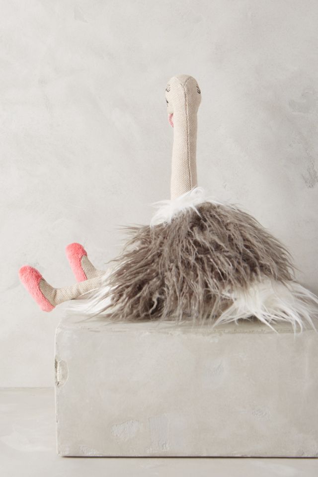 Olivia Ostrich Stuffed Animal #1