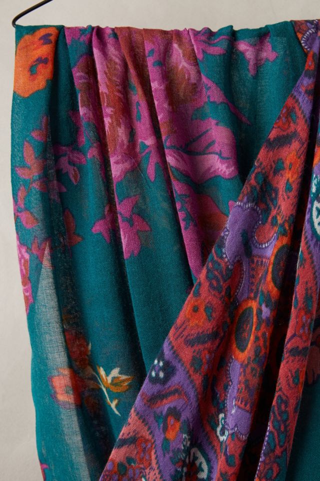 Galina Floral Scarf #1