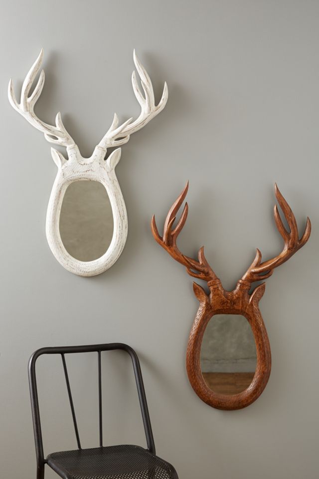 Stag Antlers Mirror #2