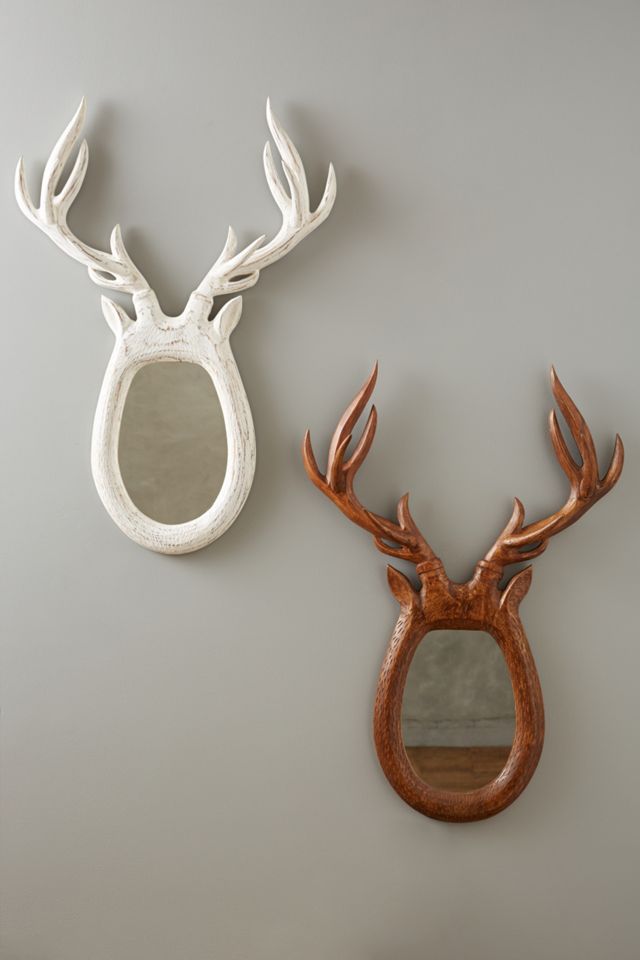 Stag Antlers Mirror #3