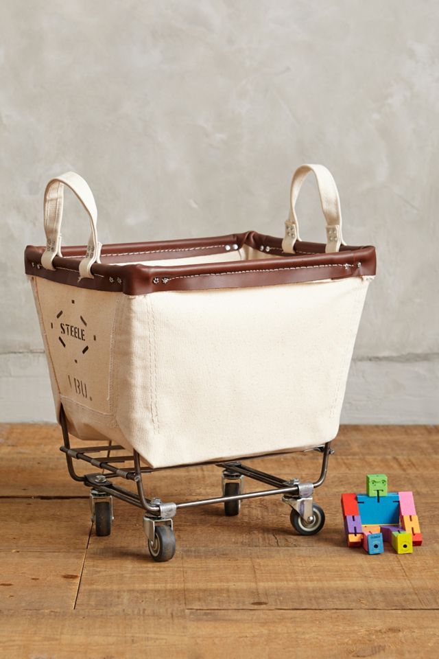 Small Mobile Canvas Bin #1